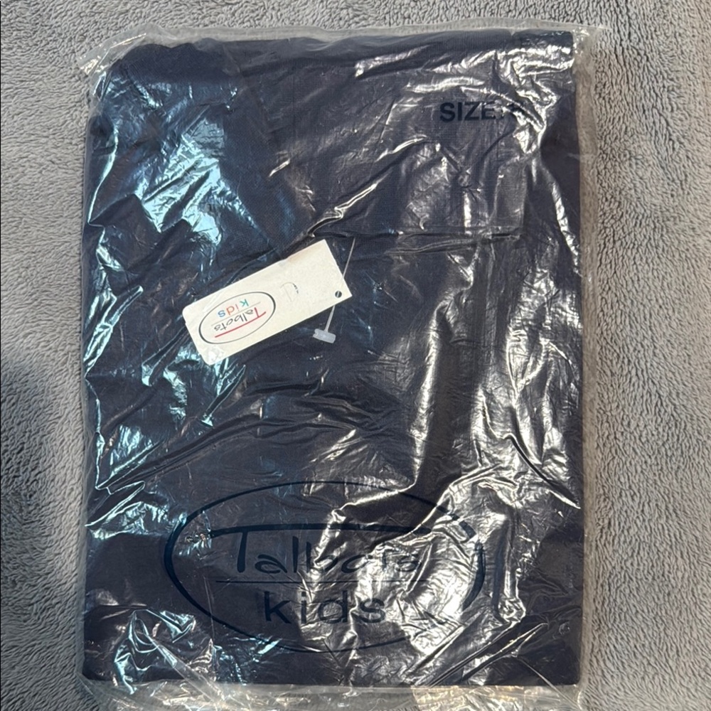 New Talbots Kids navy cotton turtleneck size 8